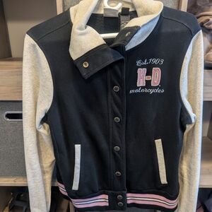 Harley-Davidson Black and Gray Sweatshirt